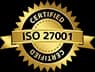 ISO/IEC 27001:2022 certification badge
